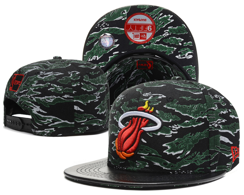 NBA Miami Heat NE Snapback Hat #227